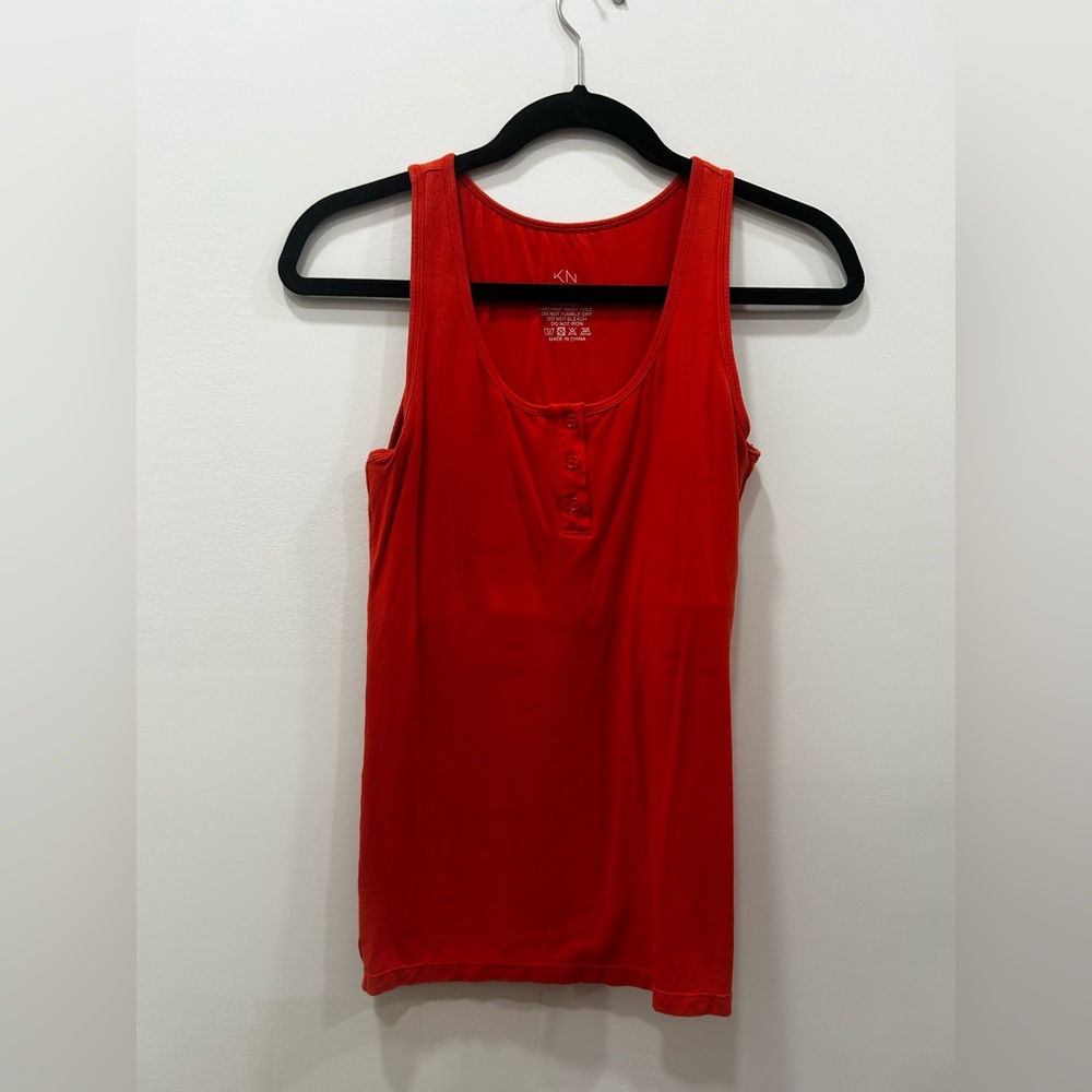 Klassy Network Vibrant Orange Tank Top
